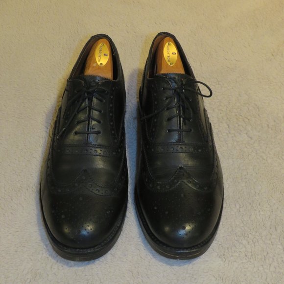 Grenson Stanley 5033 Black Leather Balmoral Brogues US 11G